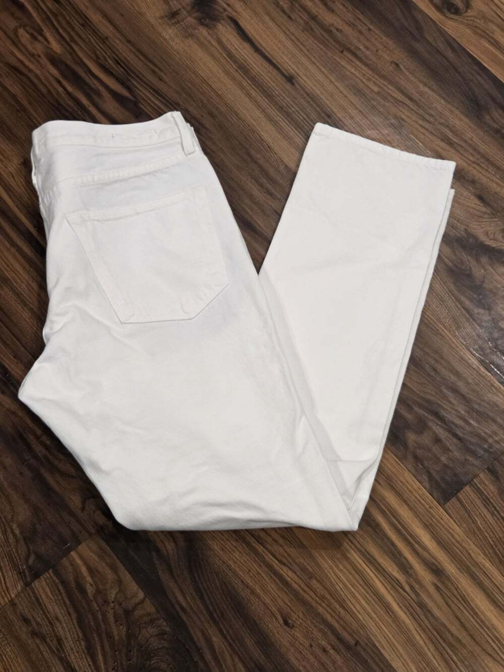 Sid Mashburn White Cone Mills Denim Jeans Sz 33/30 Button Fly Made in USA